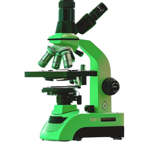 a green microscope